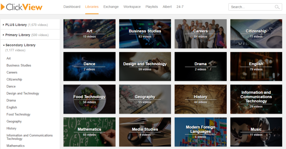 ClickView Libraries