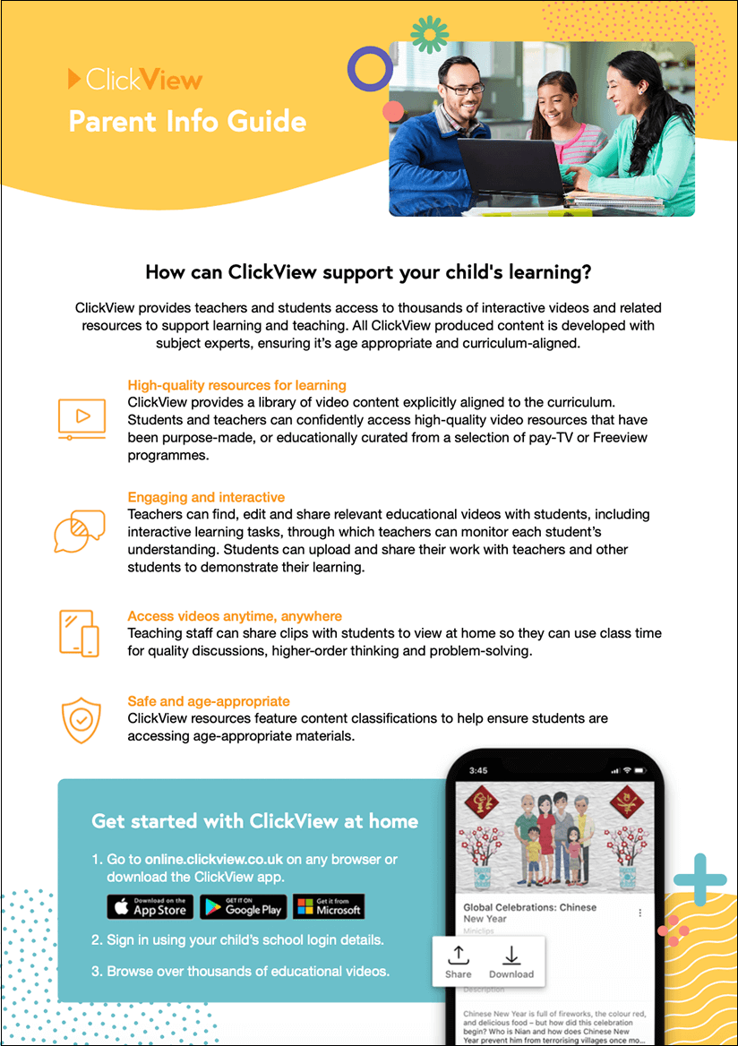 ClickView Parent Info Guide