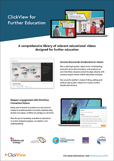 ClickView for FE/HE Flyer