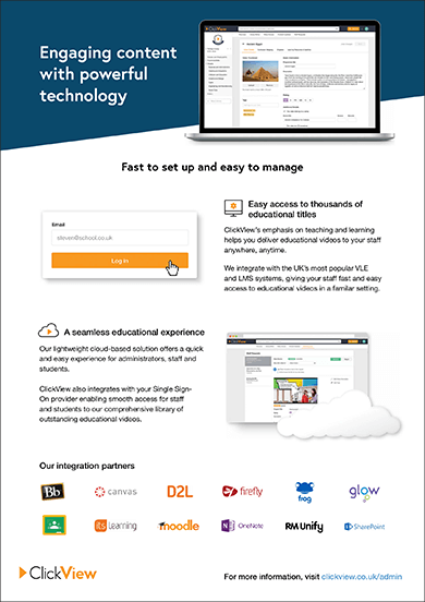 ClickView for IT Flyer