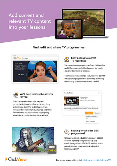 ClickView TV Flyer