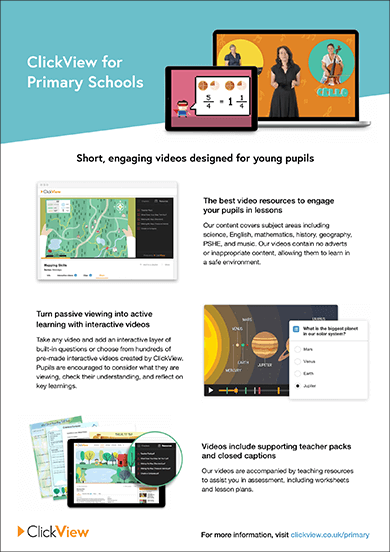 ClickView for Primary Flyer