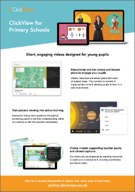 ClickView for Primary Flyer-image