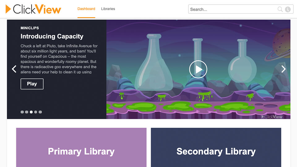 ClickView partnership with Schools Library Association