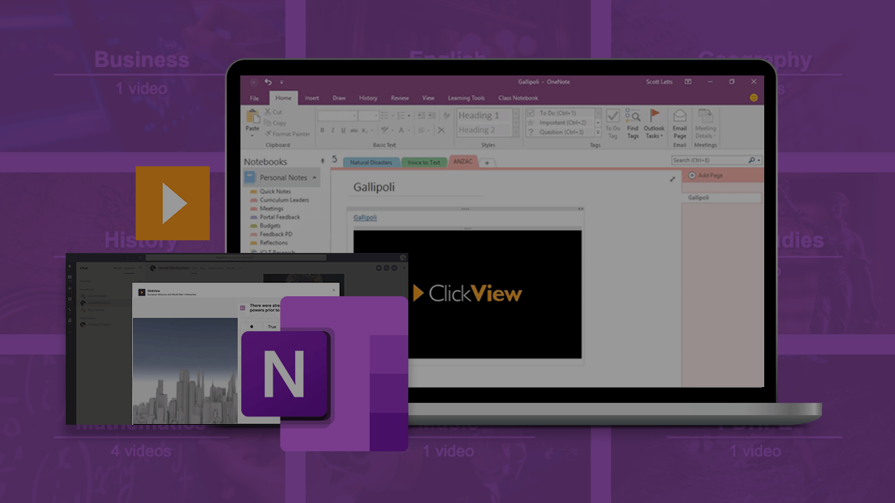 ClickView for OneNote
