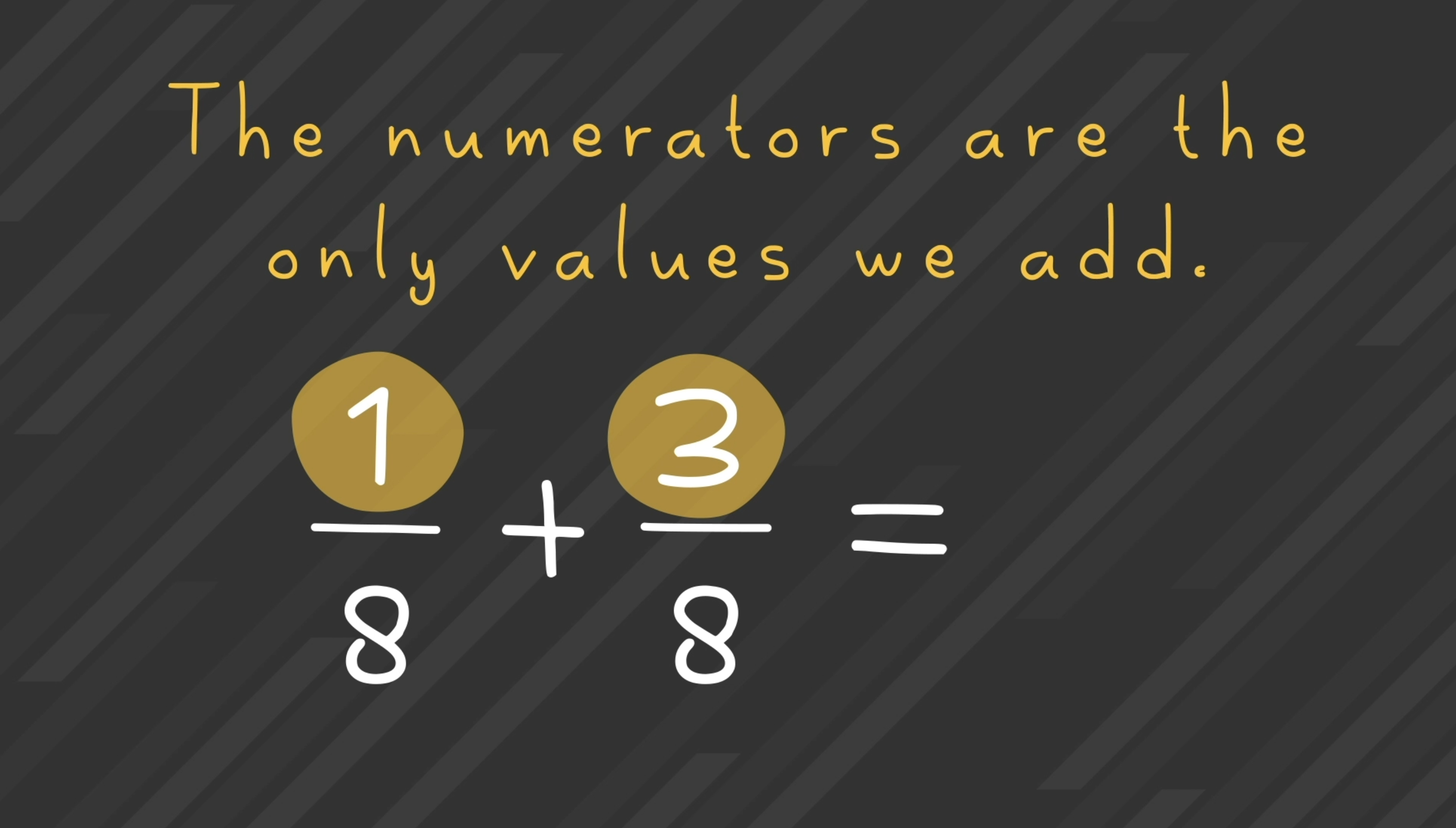 Teaching fractions to primary students