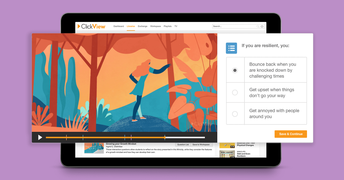 ClickView's interactive educational videos