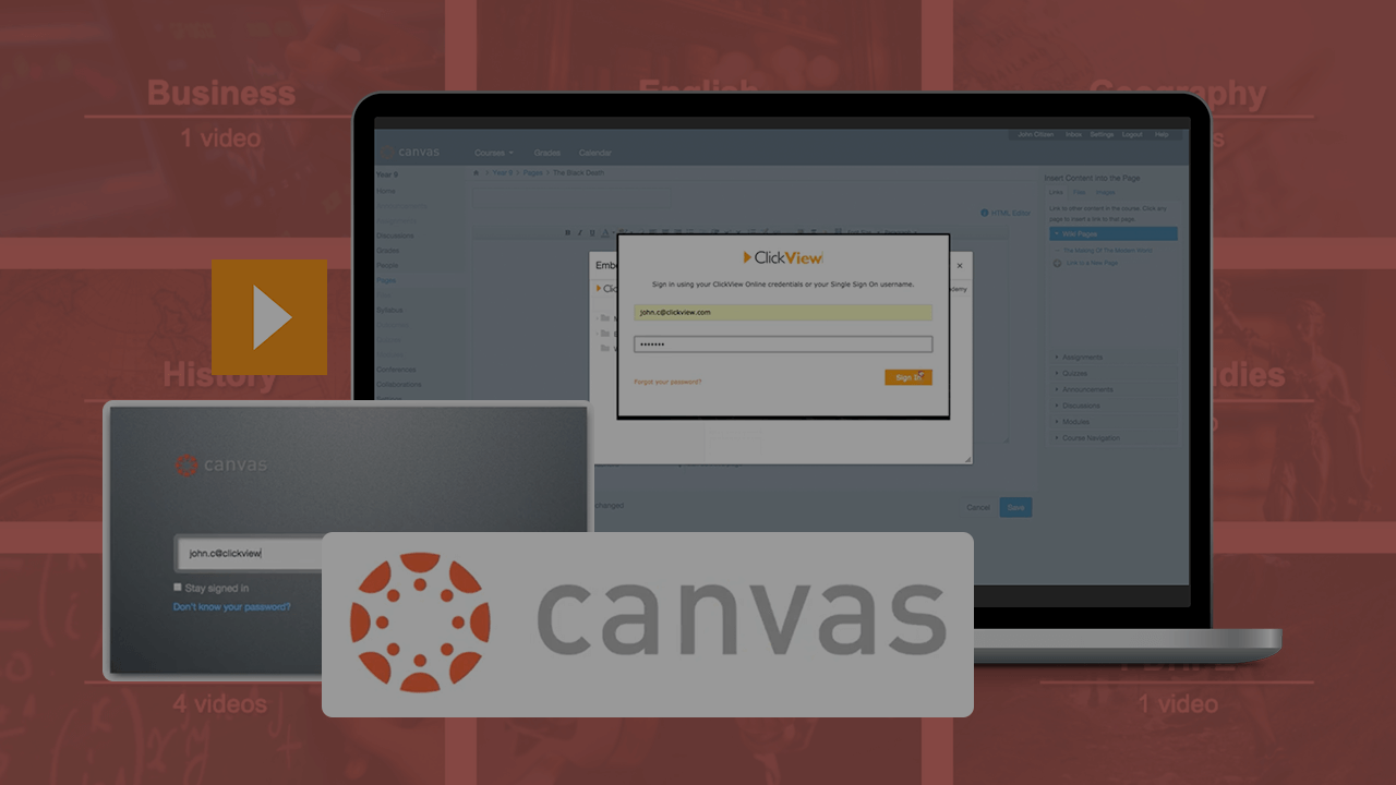 ClickView for Canvas