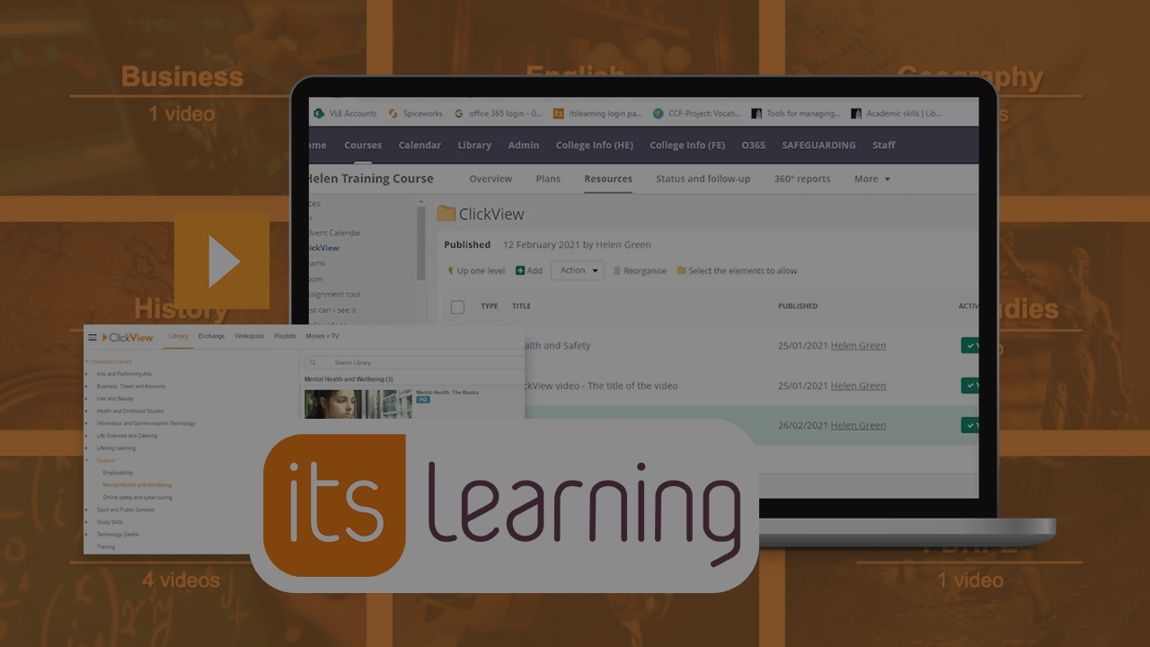 ClickView for itslearning 