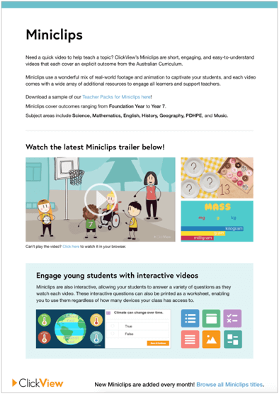 ClickView Miniclips (National Curriculum)-image