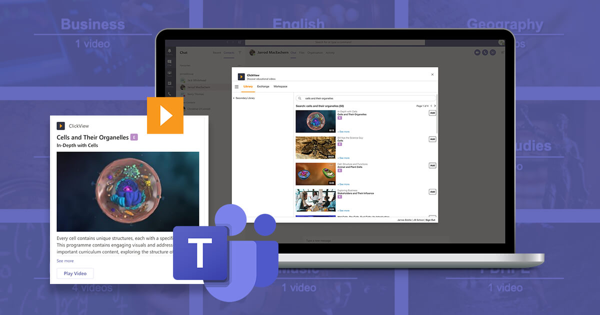 The ClickView app for Microsoft Teams is here