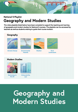 National 5 Playlists - Geography and Modern Studies-image